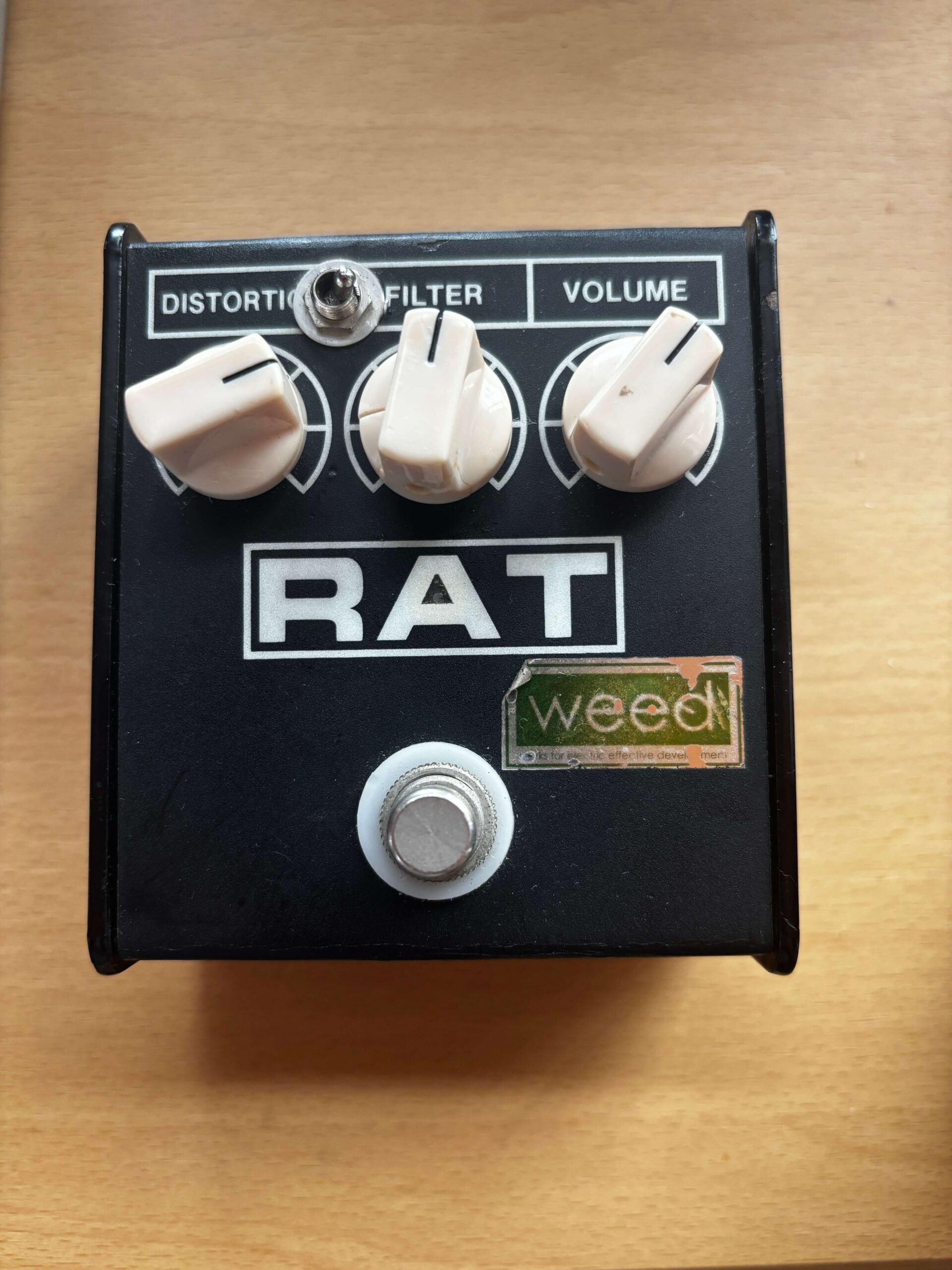 ProCo RAT2 Weedモディファイ版（ファズスイッチ追加）