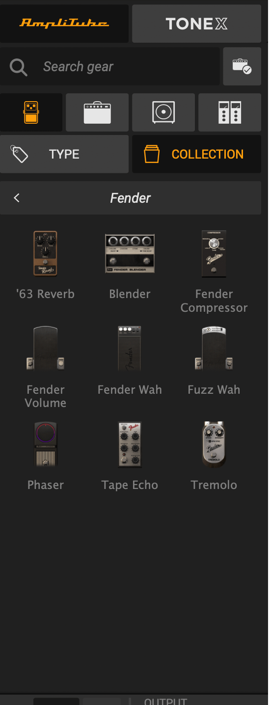 AmpliTube 5 Fenderエフェクターコレクション